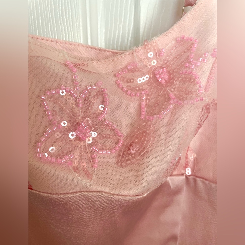 Peppermayo Blush Pink Satin Mini Dress - Picture 8 of 8